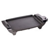 SWISS HOME Grillplatte schwarz Aluminium B/H/L: ca. 10,2x22,8x38,6 cm