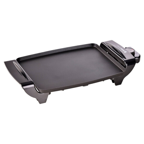 SWISS HOME Grillplatte schwarz Aluminium B/H/L: ca. 10,2x22,8x38,6 cm SWISS HOME Grillplatte schwarz Aluminium B/H/L: ca. 10,2x22,8x38,6 cm