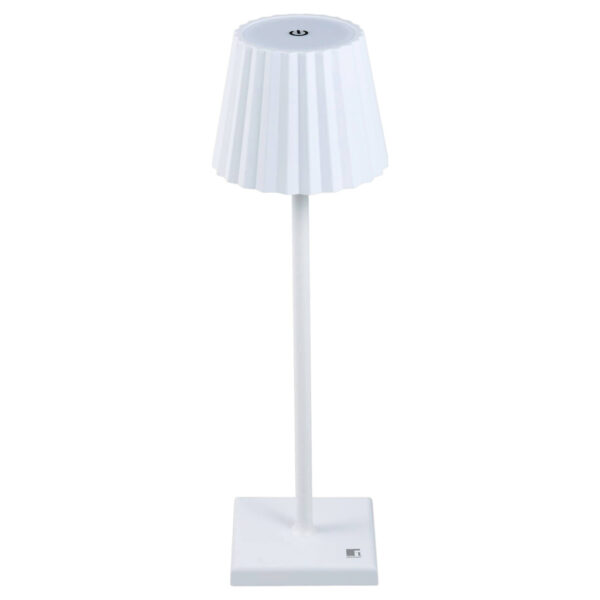 6942423958961 BERGNER LED-Tischleuchte Lines
weiß B/H: ca. 11,6x38 cm