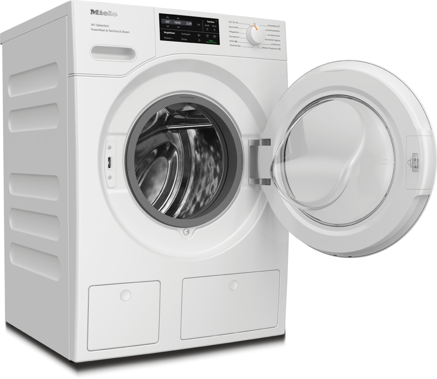 Miele Waschmaschine WSJ883 WCS PWash&TDos&Steam, 9 kg, 1600 U/min, Automatische Waschmitteldosierung, 25 Jahre Motorgarantie