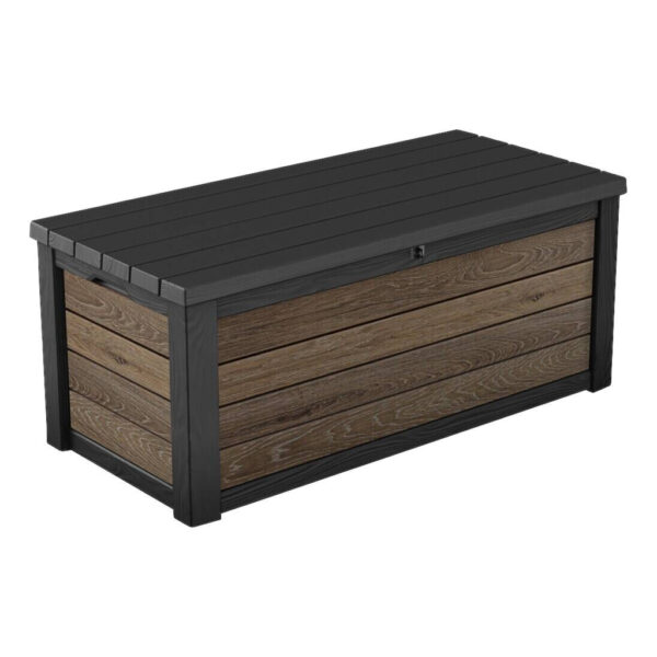 Keter Kissenbox Holzoptik Kunststoff B/H/L: ca. 72,4x64,4x155 cm