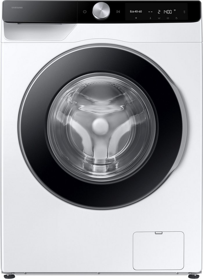 Samsung Waschmaschine WW6100D WW90DG6G94LKU2, 9 kg, 1400 U/min, AI Ecobubble - Effizient und schonend waschen
