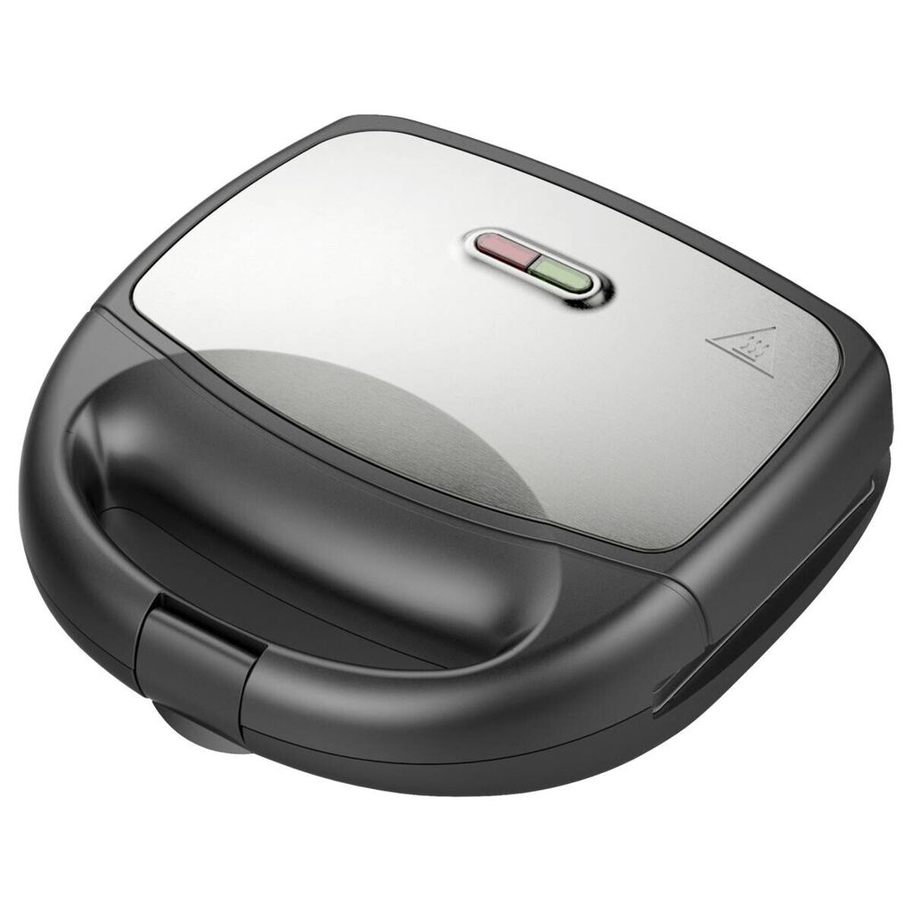 Emerio Sandwichtoaster silber schwarz Metall Kunststoff B/H/L: ca. 22x9,6x23,2 cm