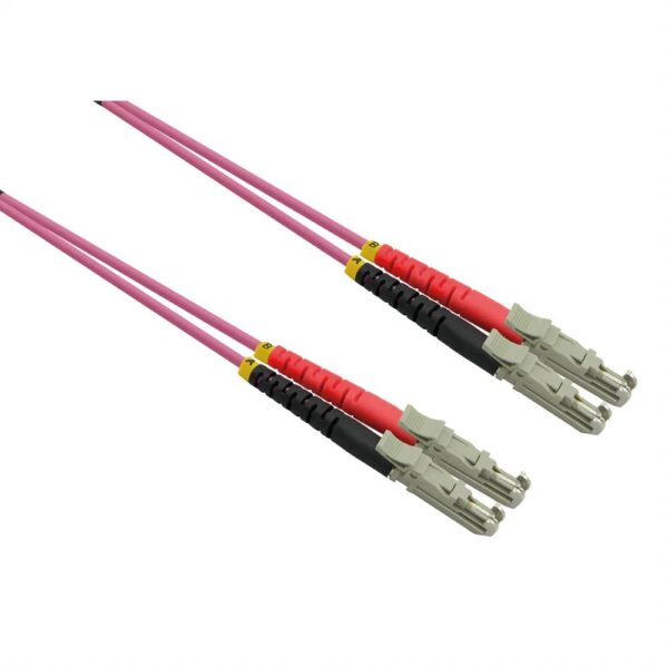 ROLINE LWL – Kabel duplex 50/125µm OM4, LSH/LSH, LSOH, violett, 5 m