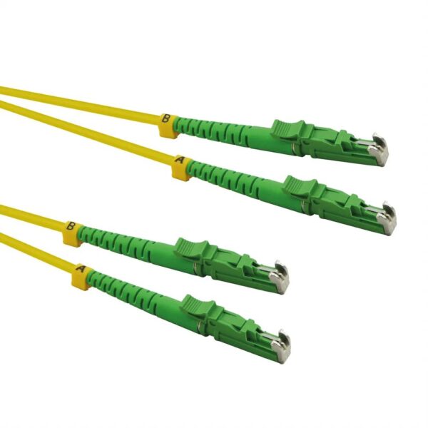 7611990155132-1 ROLINE LWL – Kabel duplex 9/125µm OS2, LSH/LSH, APC Schliff, LSOH, gelb, 3 m