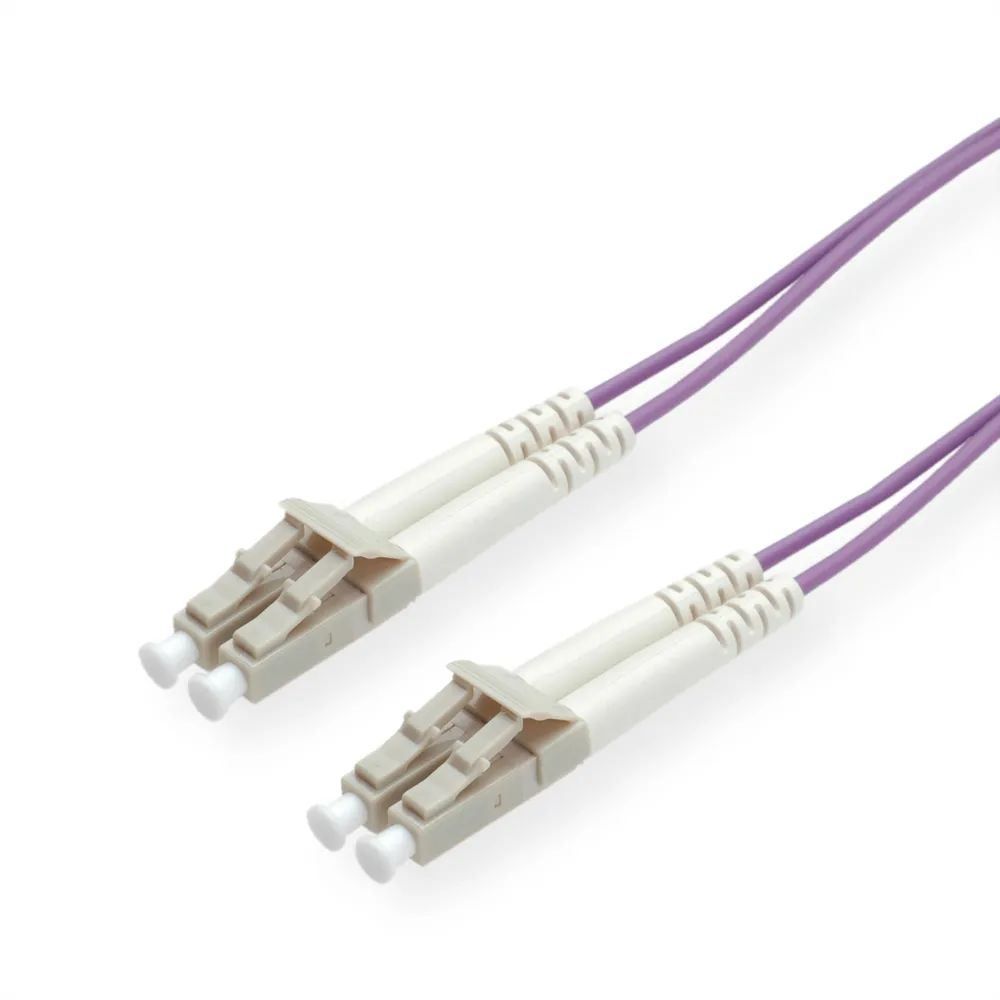 ROLINE LWL – Kabel 50/125µm OM4, LC/LC, violett, 10 m