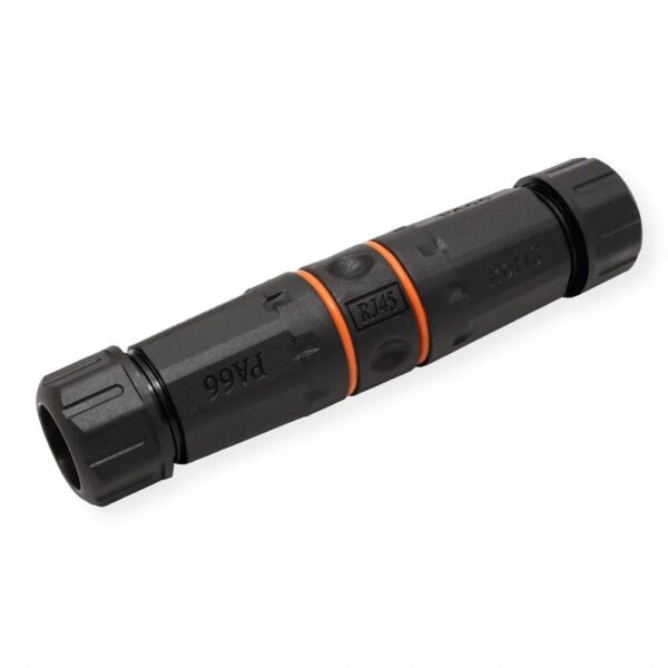 VALUE RJ – 45 Kupplung geschirmt, Cat.6A (Class EA), Outdoor/Industrie, schwarz