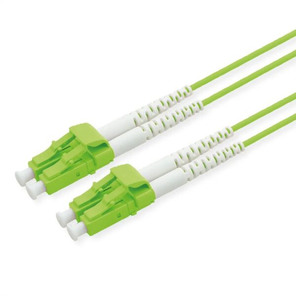 ROLINE LWL – Kabel 50/125µm OM5, LC/LC, LSOH, Low – Loss – Stecker, grün, 1 m