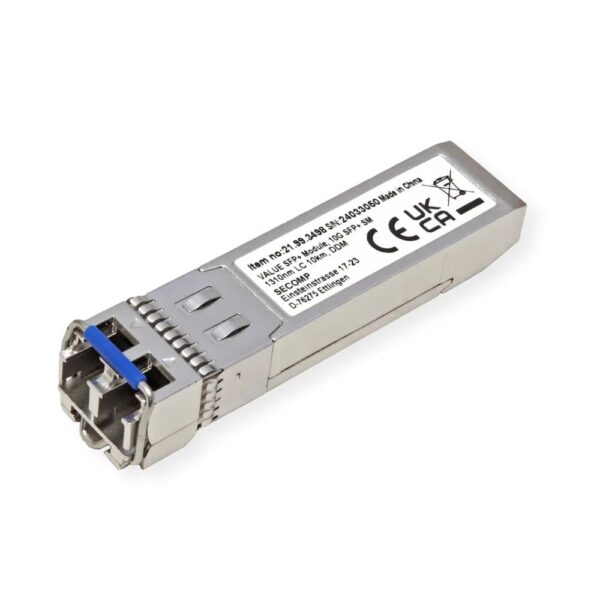 VALUE SFP+ Modul (MiniGBIC) LR/LC, 10GbE, single Mode 1310nm, max. 10km