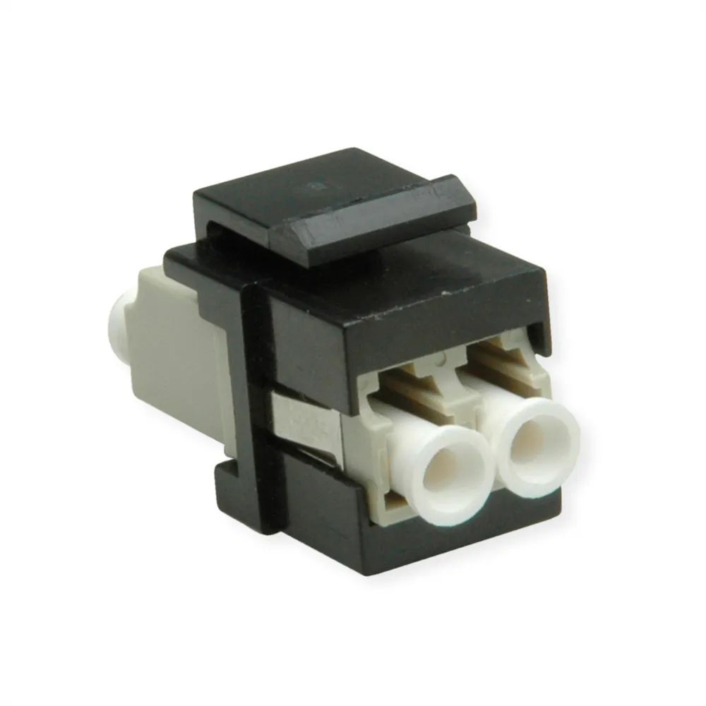 ROLINE Keystone LWL – Adapter LC/LC Duplex, Multimode, OM2