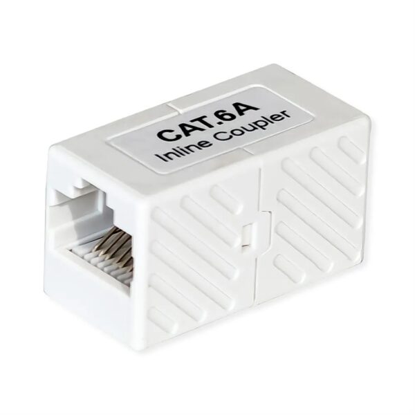 7630049639218-1 VALUE RJ – 45 Kupplung ungeschirmt, Cat.6A (Class EA), weiß
