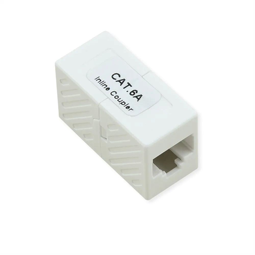 ROLINE RJ – 45 Kupplung ungeschirmt, Cat.6A (Class EA), weiß