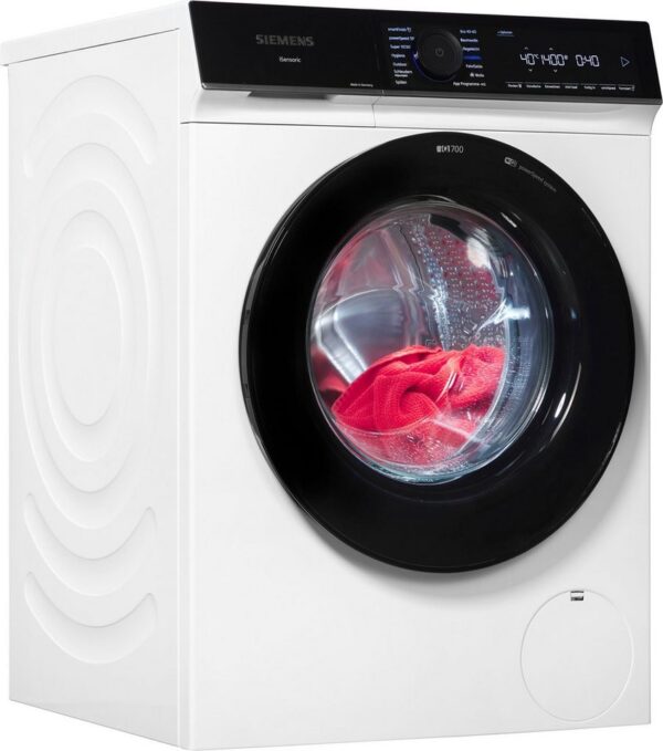 SIEMENS Waschmaschine iQ700 WG44B20Z0, 9 kg, 1400 U/min, Made in Germany, Knitter-Programm smartFinish, Antiflecken-System SIEMENS Waschmaschine iQ700 WG44B20Z0, 9 kg, 1400 U/min, Made in Germany, Knitter-Programm smartFinish, Antiflecken-System