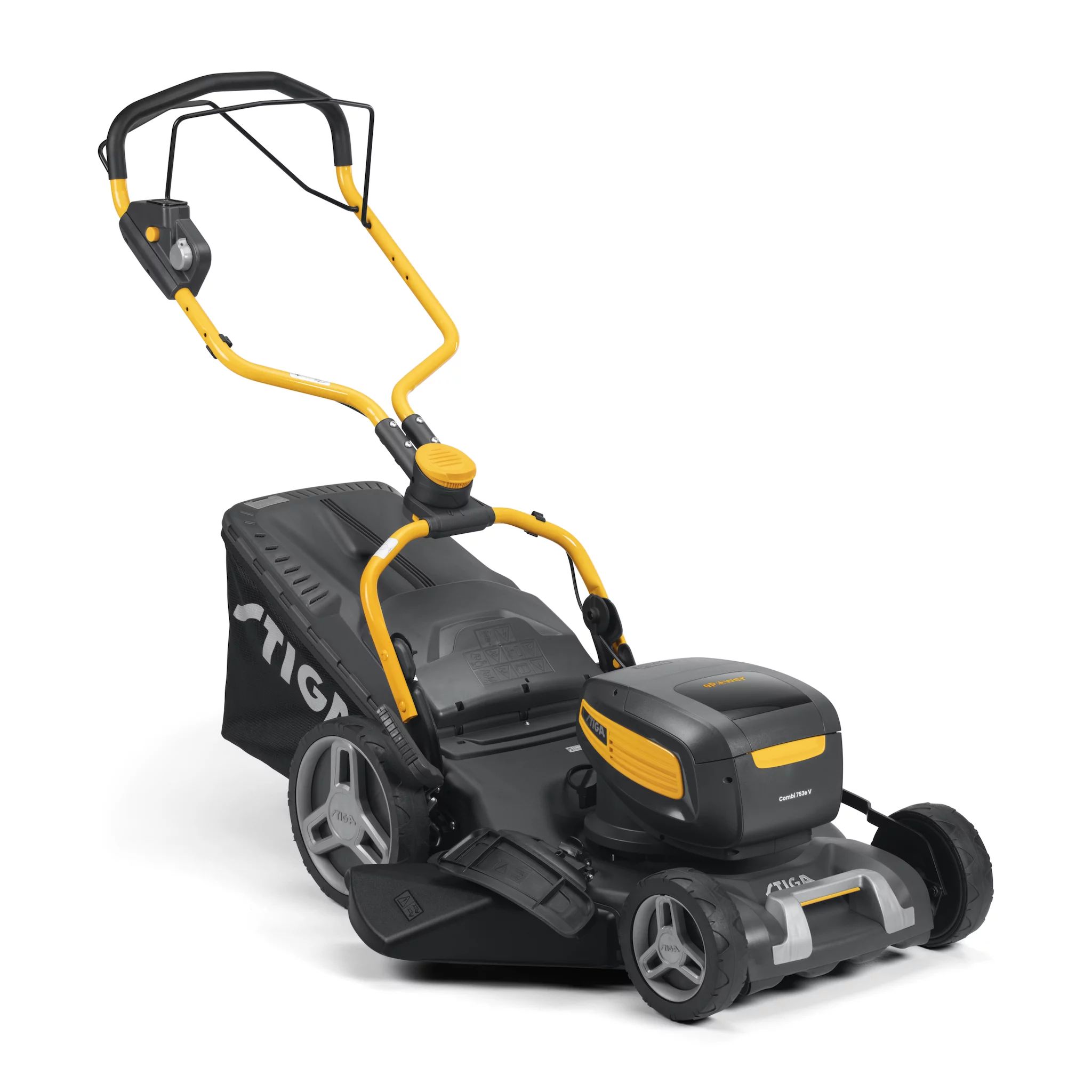 STIGA Combi 753e V Kit inkl. 2x Akku und Ladegerät Akku – Rasenmäher Set