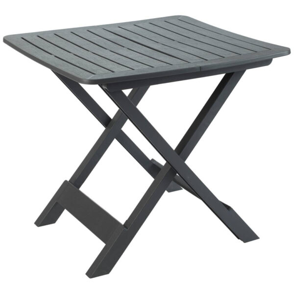 ProGarden Klapptisch Tevere anthrazit Polypropylen B/H/L: ca. 72x70x79 cm