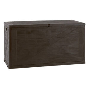 Toomax Aufbewahrungsbox Wood anthrazit Kunststoff B/H/L: ca. 63x56x120 cm