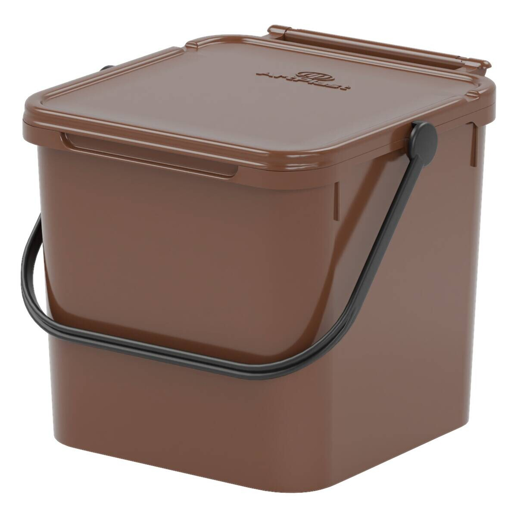 Eco-Logico Abfalleimer braun B/H/L: ca. 24x20,5x23,7 cm