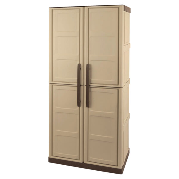 ArtPlast Kunststoffschrank Steel
taupe Kunststoff B/H/T: ca. 70x165,5x39 cm