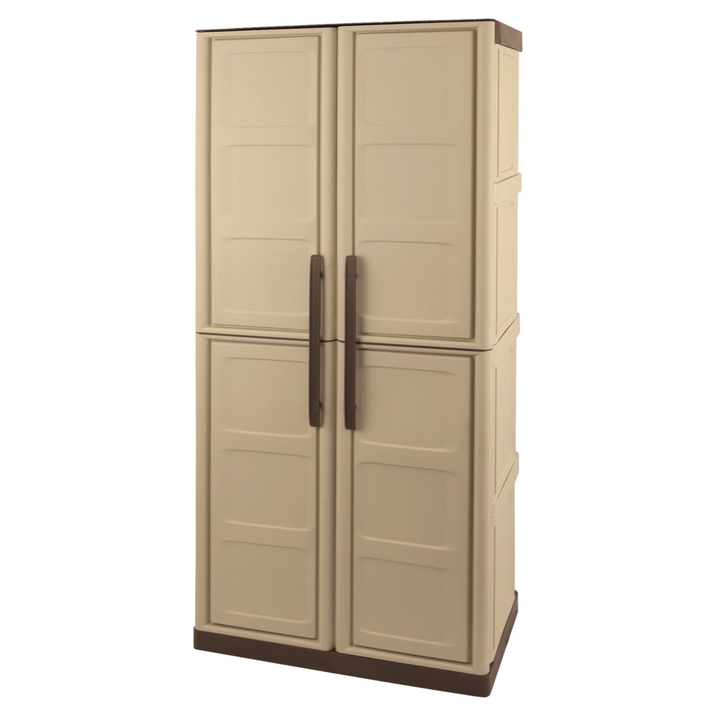 ArtPlast Kunststoffschrank Steel
taupe Kunststoff B/H/T: ca. 70×165,5×39 cm