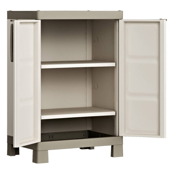 Keter Kunststoffschrank Excellence beige Kunststoff B/H/T: ca. 65x97x45 cm Keter Kunststoffschrank Excellence beige Kunststoff B/H/T: ca. 65x97x45 cm