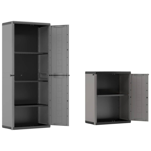 Keter Kunststoffschrank Jolly
schwarz Kunststoff B/H/T: ca. 68x166x39 cm