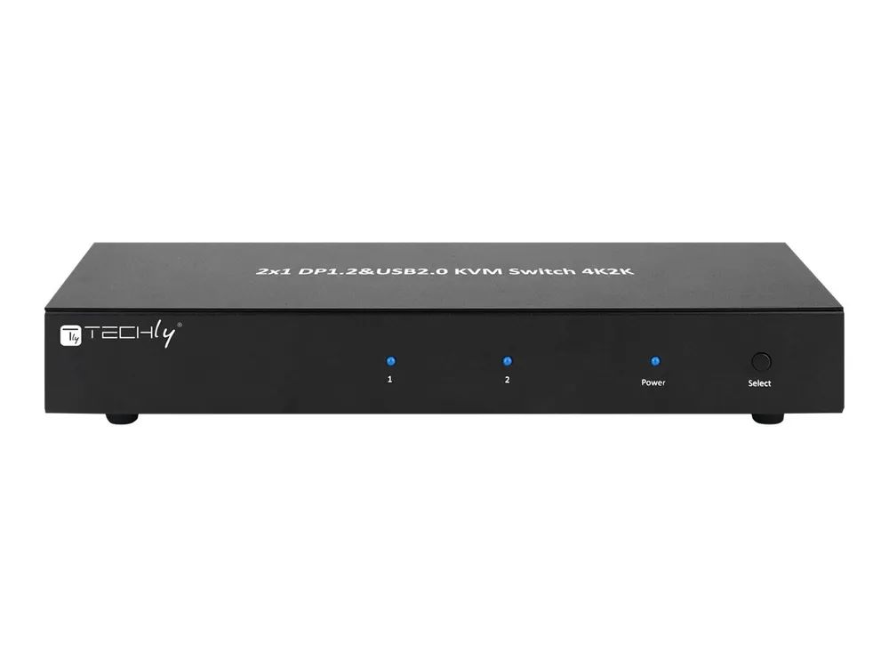 Techly 2 – Port DisplayPort1.2 Dual – Monitor KVM Switch