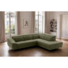 POCO Ecksofa mit Bettfunktion grün Flachgewebe B/H/T: ca. 280x96x238 cm
