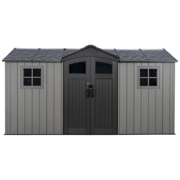 Lifetime Gerätehaus Kentucky grau B/H/L: ca. 427x265x206 cm