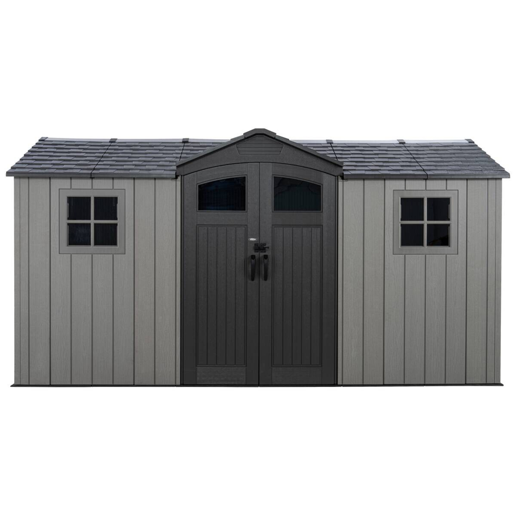Lifetime Gerätehaus Kentucky grau B/H/L: ca. 427x265x206 cm