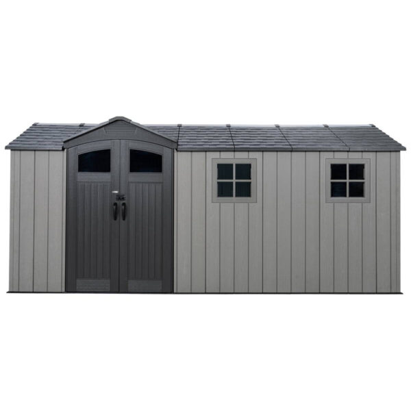 Lifetime Gerätehaus Idaho grau B/H/T: ca. 498x264,5x214 cm