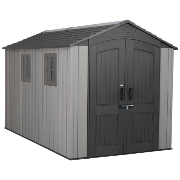 Lifetime Gartenhaus Terra grau B/H/L: ca. 213x228x356 cm