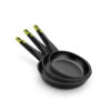 BRA Pfannenset Foodie schwarz Aluminium 3 tlg