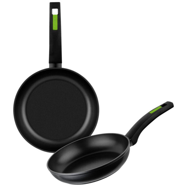 Monix Pfannenset GREEN schwarz Aluminium 2 tlg