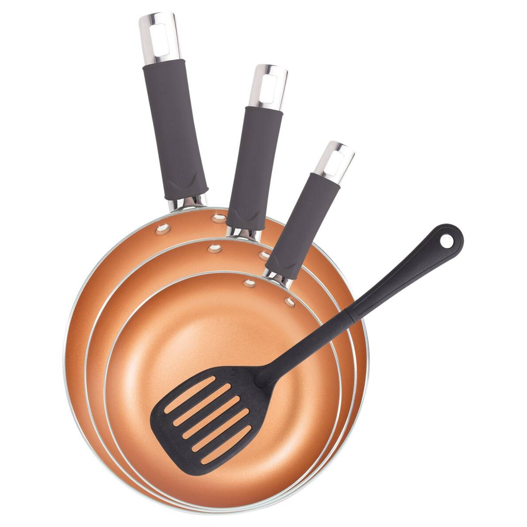 SAN IGNACIO Pfannenset BROTO REECO orange Aluminium 3 tlg