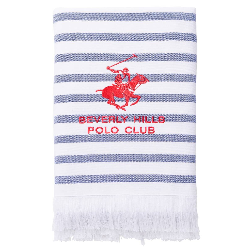 POLO CLUB Hamamtuch POLO CLUB blau Baumwolle B/L: ca. 80x165 cm