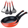BERGNER Pfannenset CLASSIQUE rot Stahl 2 tlg