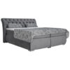 POCO Boxspringbett Agnes dunkelgrau Liegefläche B/L: ca. 180x200 cm