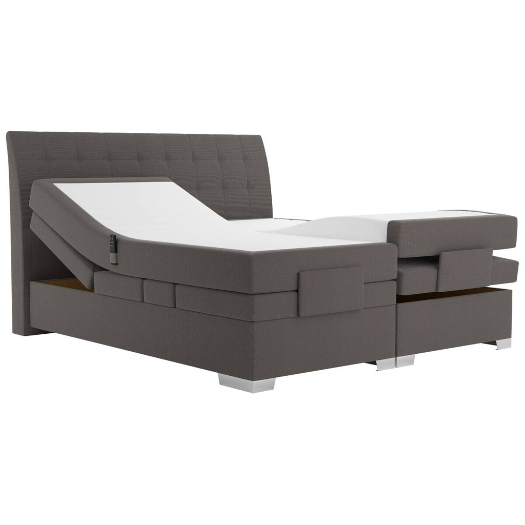 POCO Boxspringbett Astrid braun Liegefläche B/L: ca. 180x200 cm