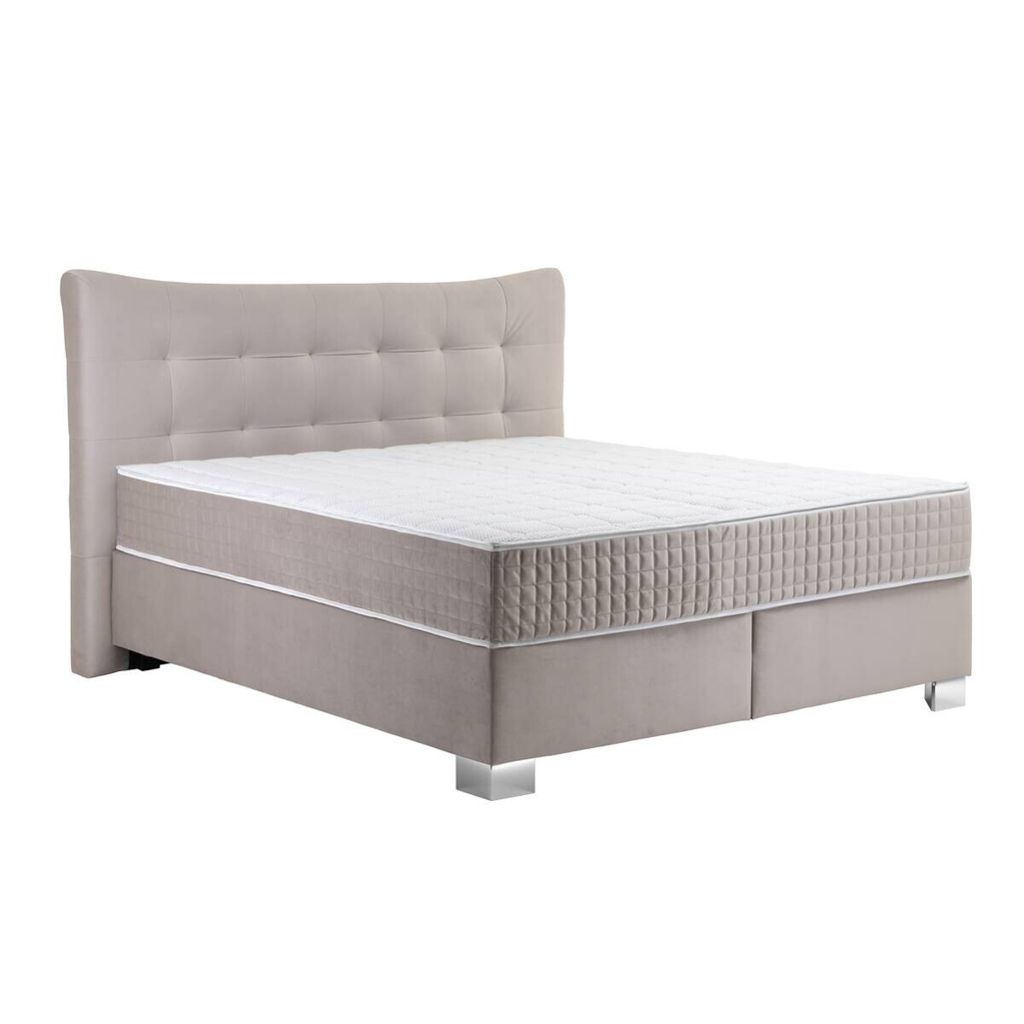 POCO Boxspringbett Domino creme Liegefläche B/L: ca. 180x200 cm