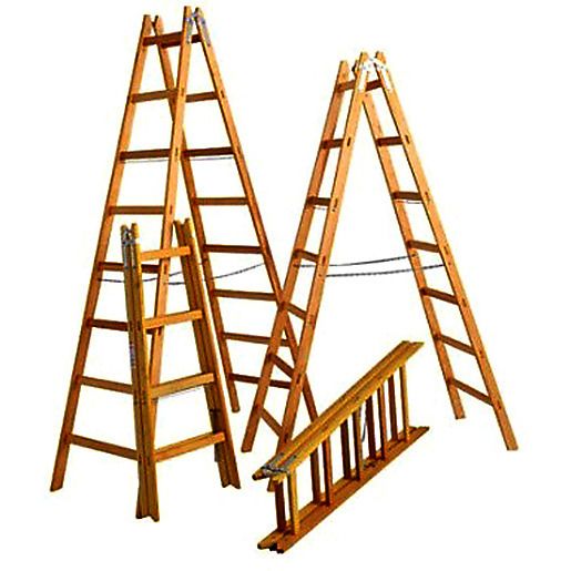 Schurrer HOLZ – DOPPELLEITER 3 SPROSSIG / SCHURR CL1033