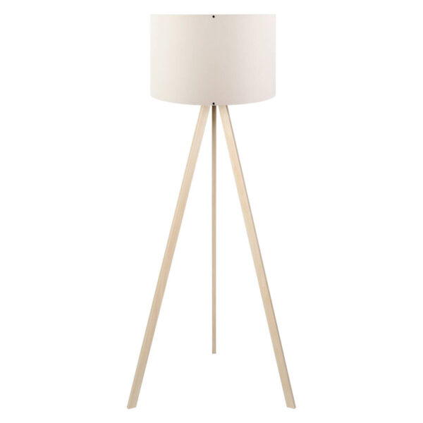 Opviq Stehlampe AYD-1524
creme Eiche PVC B/H/T/L/D: ca. 38x140x38x38x38 cm E27 1 Brennstellen