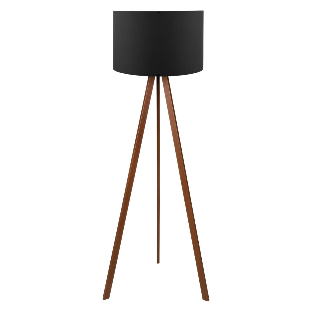 Opviq Stehlampe AYD-1533
schwarz braun PVC B/H/T/L/D: ca. 38x140x38x38x38 cm E27 1 Brennstellen