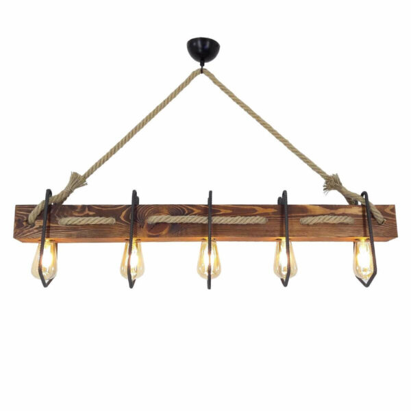 8681875214758 Opviq Pendelleuchte
Kiefer B/H/T/L: ca. 100x72x16x100 cm E27 5 Brennstellen