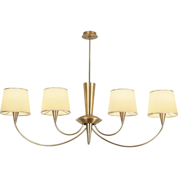 Opviq Pendelleuchte Pardo-3021
Stoff B/H/T/L: ca. 118x83x20x118 cm E27 4 Brennstellen