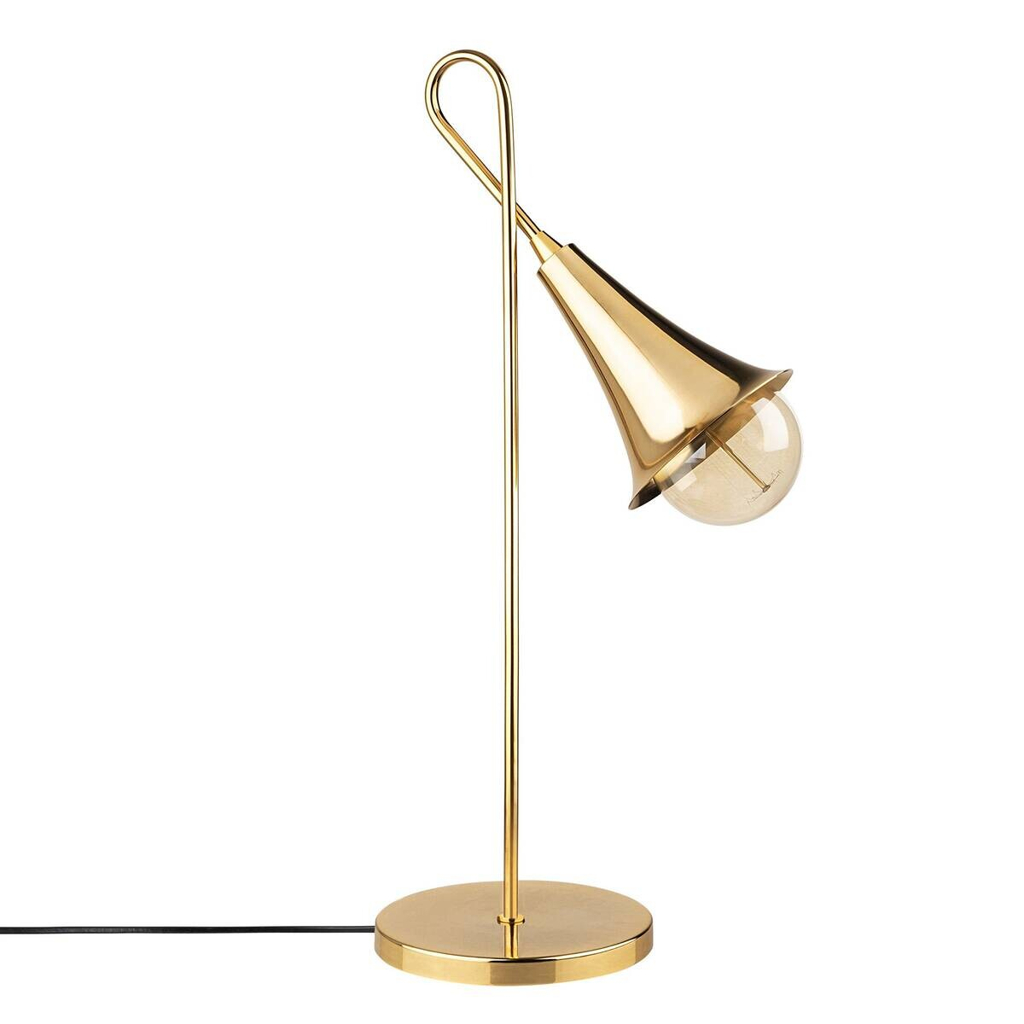 Opviq Tischleuchte
gold Eisen B/H/L: ca. 30x57x18 cm E27 1 Brennstellen