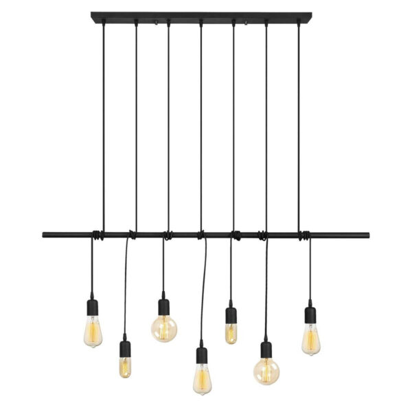 8681875467475 Opviq Pendelleuchte Salkim-3101
schwarz B/H/T/L: ca. 120x180x10x120 cm E27 7 Brennstellen