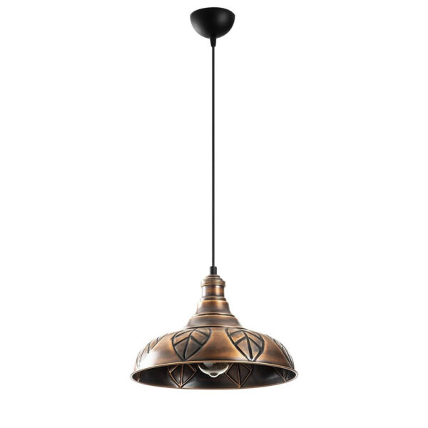 8681875467888 Opviq Pendelleuchte Saglam-3714
Kupfer B/H/T/L/D: ca. 32x117x32x32x32 cm E27 1 Brennstellen