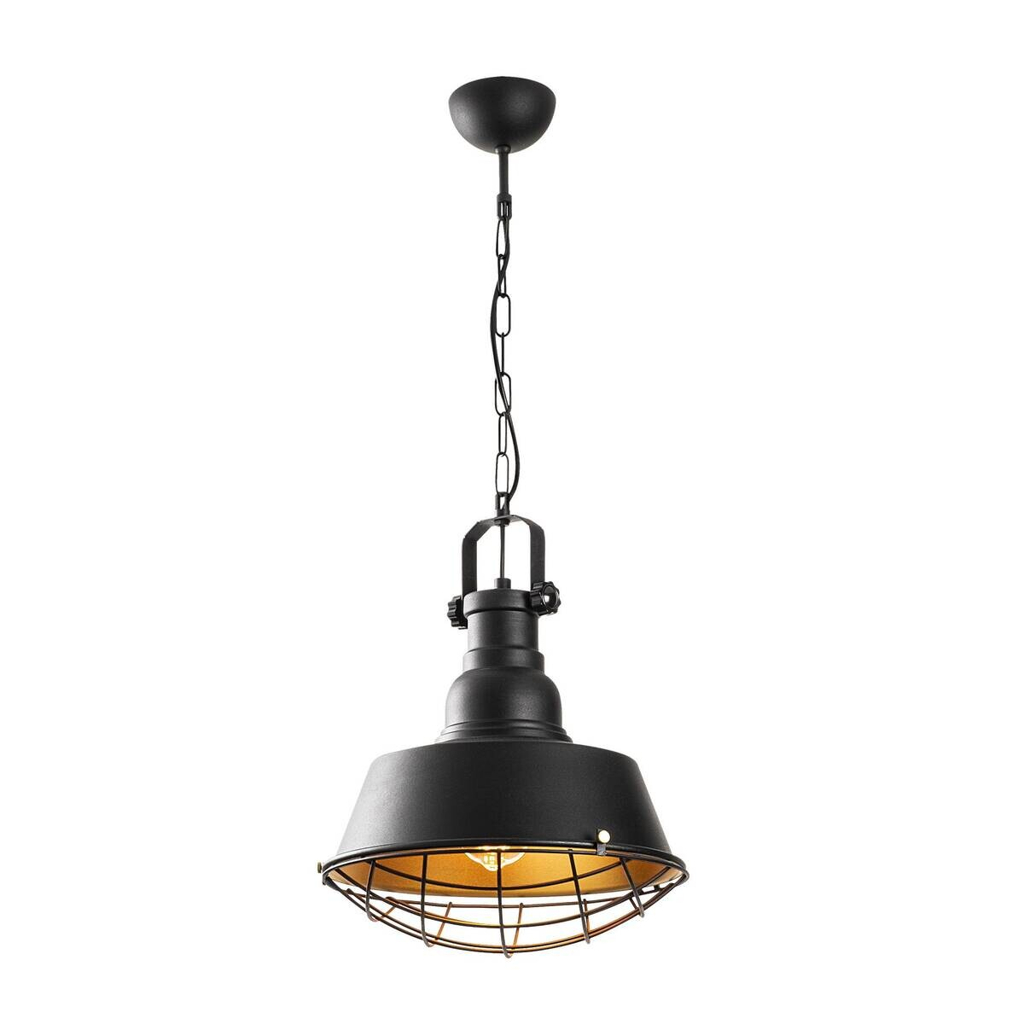 Opviq Pendelleuchte Saglam-3716
schwarz gold B/H/T/L/D: ca. 30x86x30x30x30 cm E27 1 Brennstellen