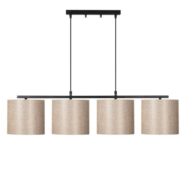 8681875468403 Opviq Pendelleuchte Valiz-4706
creme schwarz B/H/T/L: ca. 110x120x25x110 cm E27 4 Brennstellen