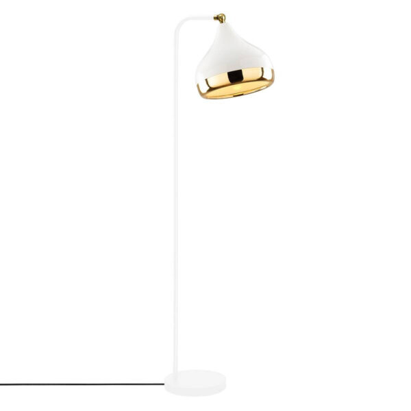 8681875502770 Opviq Stehlampe Yildo
weiß gold Metall B/H/L: ca. 17x120x30 cm E27 1 Brennstellen